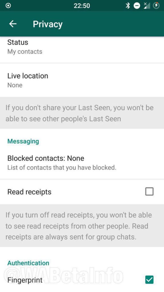Whatsapp tendrá protección por huella dactilar