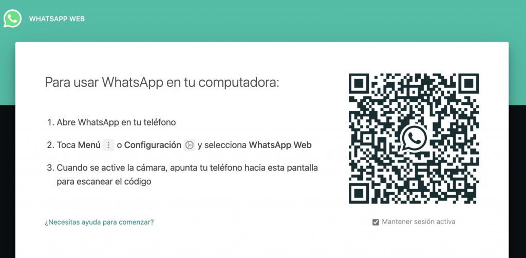 usar Whatsapp Web en una tablet