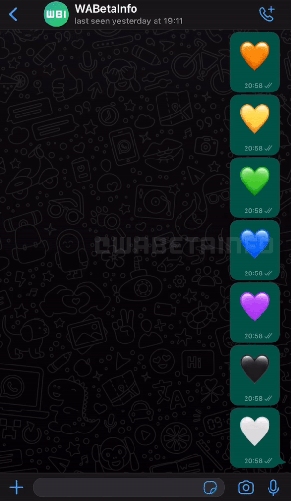 animaciones a los emojis de corazones